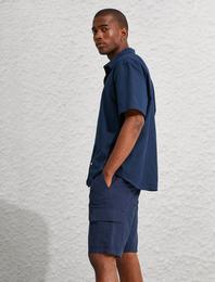 Pantaloni basic tip cargo
