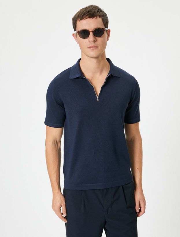   Pulover cu guler polo