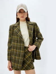 Palton Petrecut din Tweed