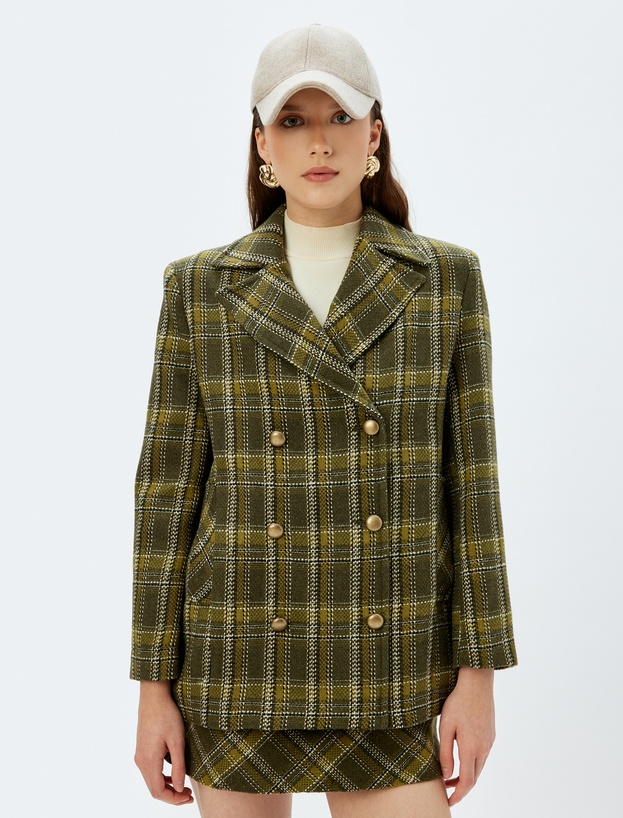   Palton Petrecut din Tweed