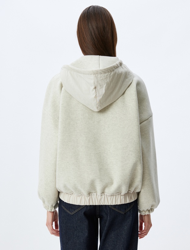   Hanorac Oversize cu Fermoar