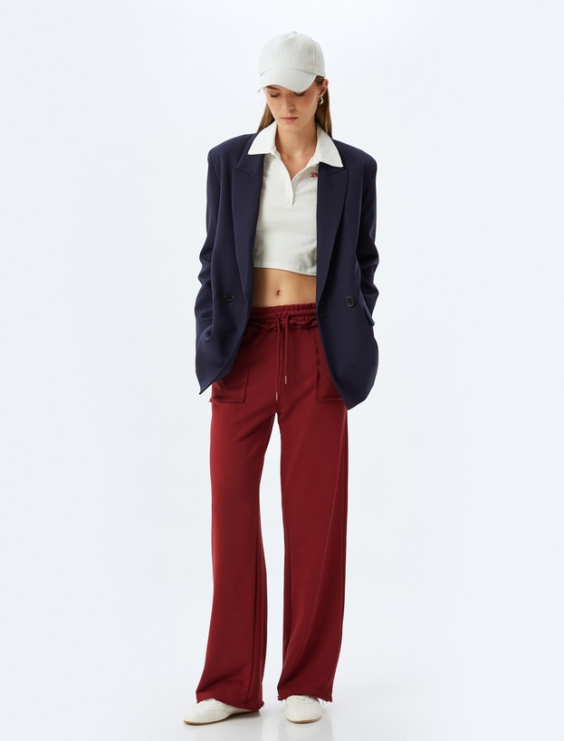   Pantaloni din Bumbac cu Buzunare